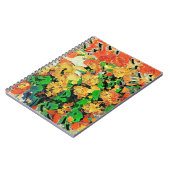 レトロ油彩画：ヴァンゴッホモネ ノートブック (左側)