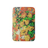 レトロ油彩画：ヴァンゴッホモネ バスマット (正面縦)