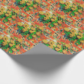 レトロ油彩画:ヴァンゴッホモネ ラッピングペーパー (角)