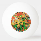 レトロ油彩画:ヴァンゴッホモネ 卓球ボール (裏面)