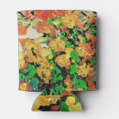 レトロ油彩画：ヴァンゴッホモネ 缶クーラー (裏面)