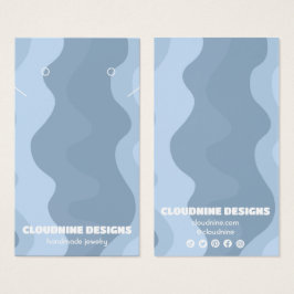 レトロ波イヤリングネックレスジュエリー表示カード