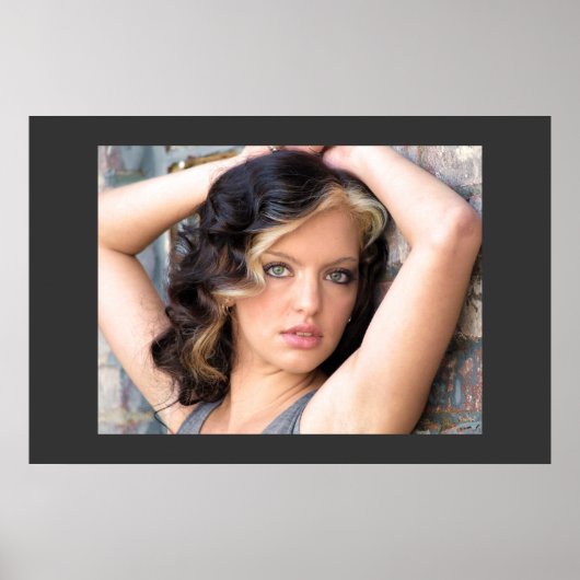 レトロ波サロンポスター ポスター (正面)