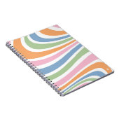 レトロ波デザイン ノートブック (右側)