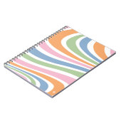 レトロ波デザイン ノートブック (左側)