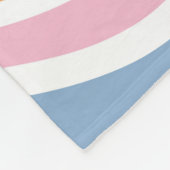 レトロ波デザイン フリースブランケット (角)