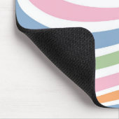 レトロ波デザイン マウスパッド (コーナー)