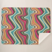 レトロ波マナ シェルパブランケット (正面(横))