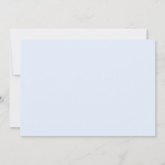 レトロ波形ブルーノートカパーソナライズされたード ノートカード (裏面)