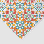 レトロ波形抽象芸術パターン分離 薄葉紙 (詳細)