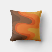 レトロ波形抽象芸術II クッション (正面)