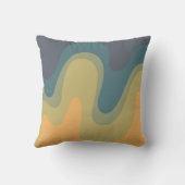 レトロ波形抽象芸術III クッション (裏面)