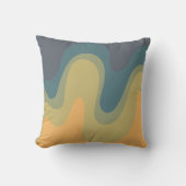 レトロ波形抽象芸術III クッション (正面)