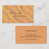 レトロ波形 名刺 (正面/裏面)