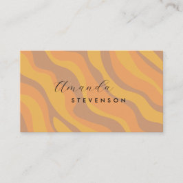 レトロ波形 名刺