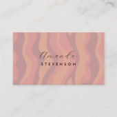 レトロ波形 名刺 (正面)