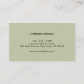 レトロ波形 名刺 (裏面)