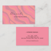 レトロ波形 名刺 (正面/裏面)