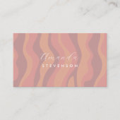 レトロ波形 名刺 (正面)