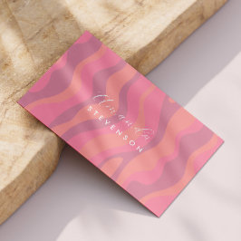 レトロ波形 名刺