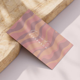 レトロ波形 名刺