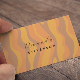 レトロ波形 名刺