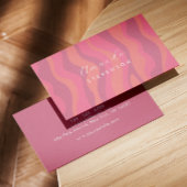 レトロ波形 名刺