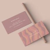 レトロ波形 名刺