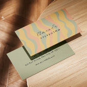 レトロ波形 名刺