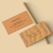 レトロ波形 名刺