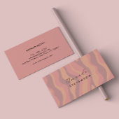 レトロ波形 名刺