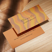 レトロ波形 名刺