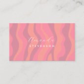 レトロ波形 名刺 (正面)