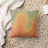 レトロ波抽象芸術 クッション (ブランケット)