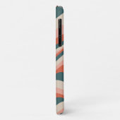 レトロ波状カラフルストライプパターン Case-Mate iPhoneケース (裏面/左)