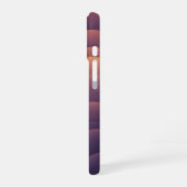 レトロ波状抽象星雲 iPhone 16ケース (左側面)