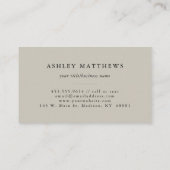 レトロ波 名刺 (裏面)