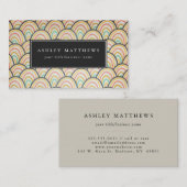 レトロ波 名刺 (正面/裏面)