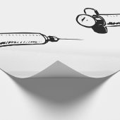 レトロ注射器 ラッピングペーパー