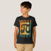 レトロ派πデー数学教師 グラフィック tシャツ (正面フル)