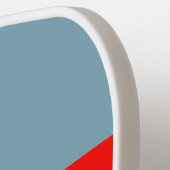 レトロ海の範囲名を付けたストライプ全体の範囲 ピックルボールラケット (左詳細)