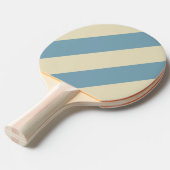レトロ海三はっきりしたストライプ個 卓球ラケット (正面アングル)