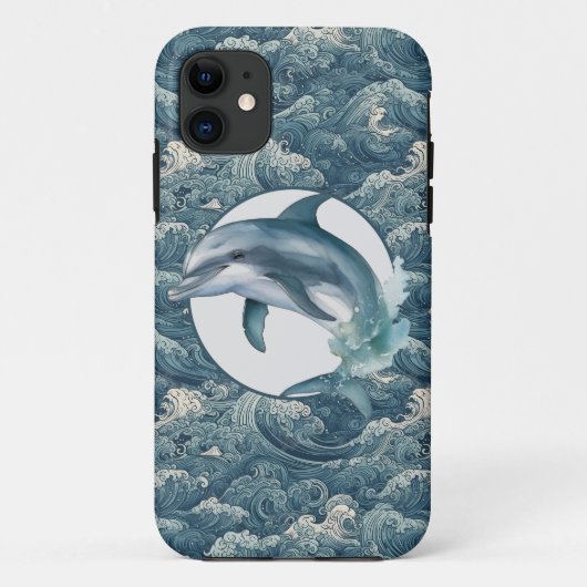 レトロ海波 Case-Mate iPhoneケース (裏面)