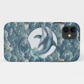 レトロ海波 Case-Mate iPhoneケース (裏面(横))