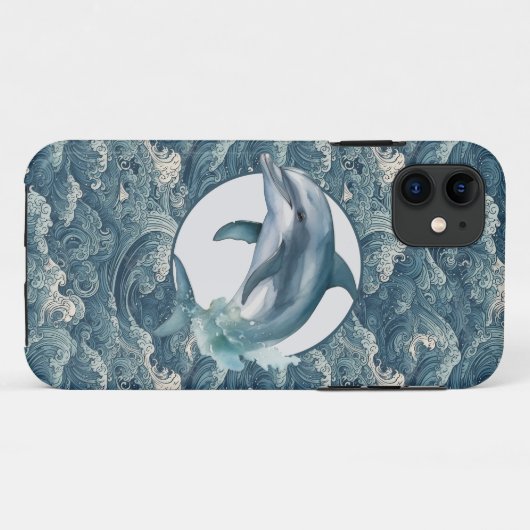 レトロ海波 Case-Mate iPhoneケース (裏面(横))