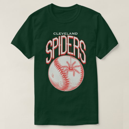 レトロ消滅スパイダーズ野球 Tシャツ (デザイン正面)