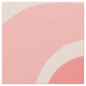 レトロ液体旋回抽象芸術パターンピンク赤面 ファブリック (クローズアップ)