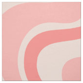 レトロ液体旋回抽象芸術パターンピンク赤面 ファブリック (見本)