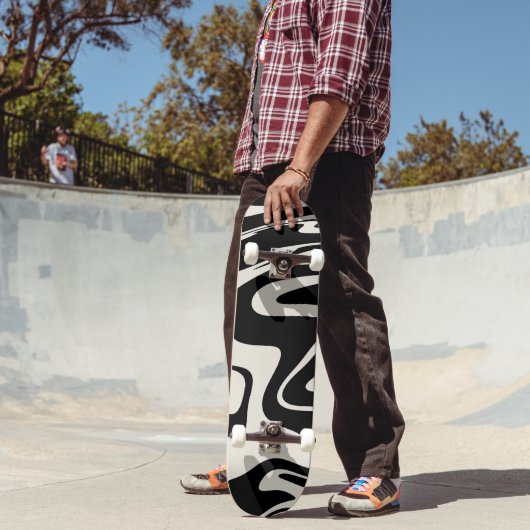 レトロ液旋回グ#2ム#retro #decor #art スケートボード (室外2)