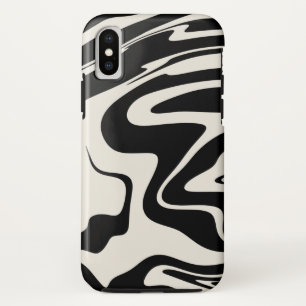 レトロ液旋回グ#2ム#retro #decor #art iPhone x ケース